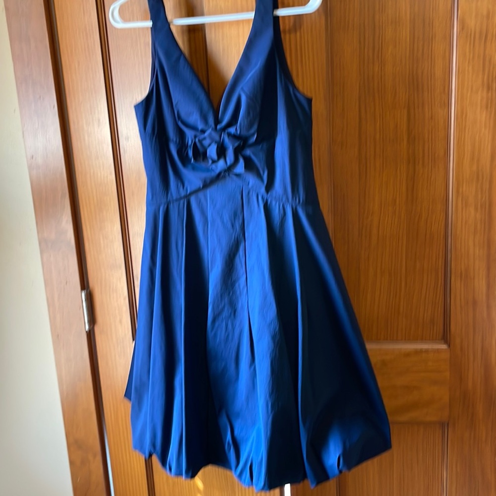 Navy Joseph ribkoff dress, size 4, worn once.